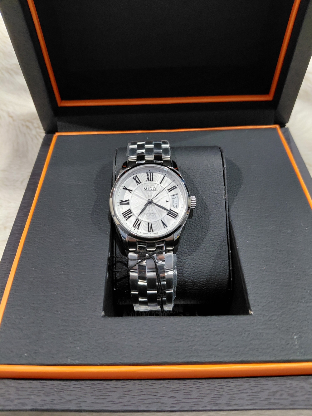 NWT Mido Women's Stainless Steel Silver Dress Watch